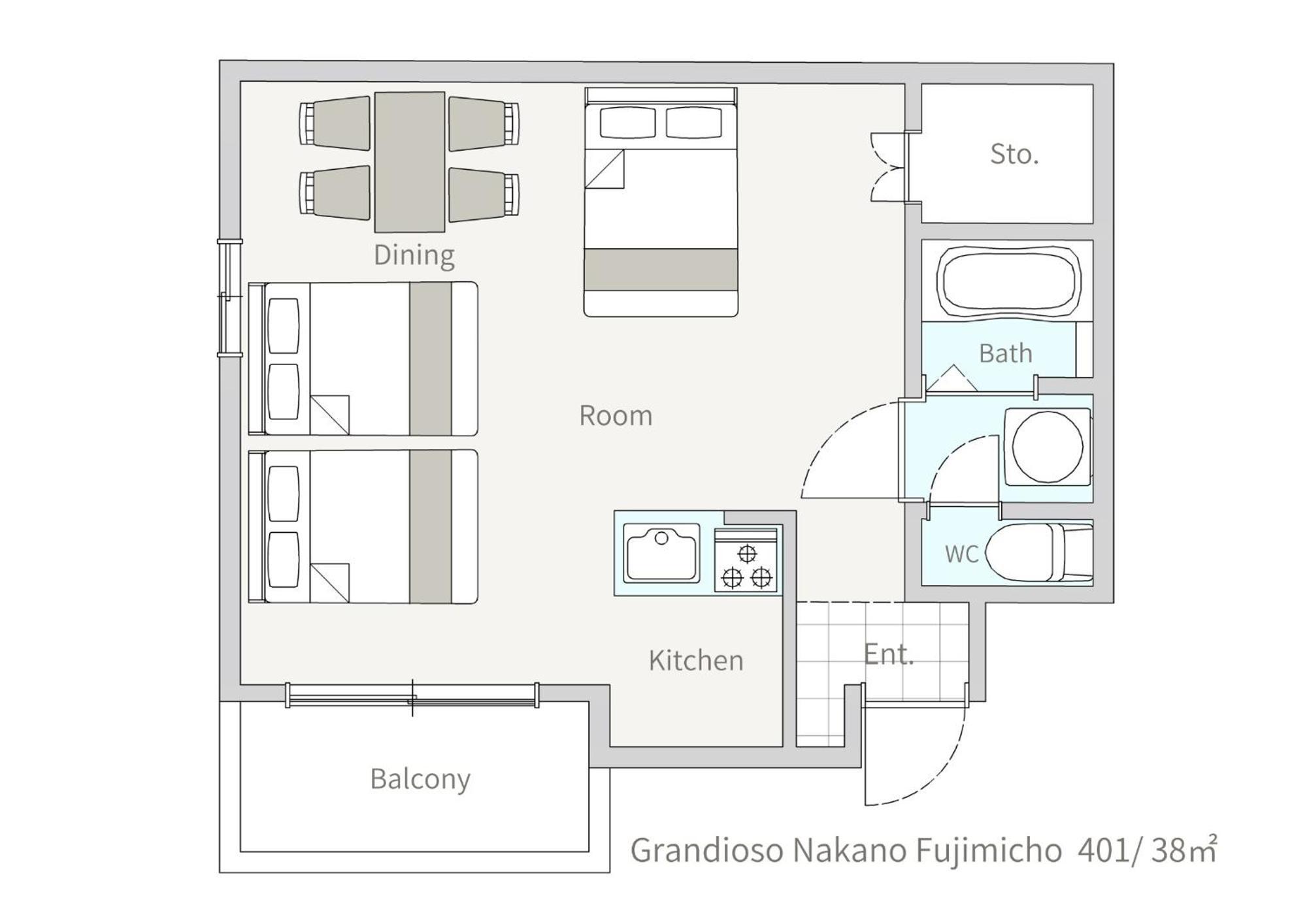 Green House Nakano Fujimicho - Vacation Stay 65992V Tokyo Exterior photo